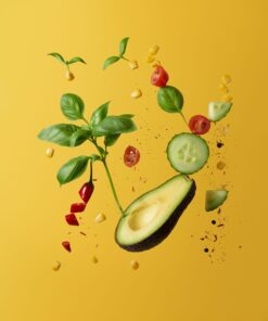 green and red fruit with green leaves